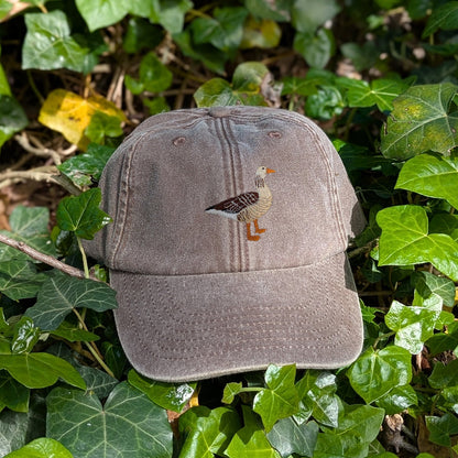 Greylag Goose Embroidered Baseball Cap