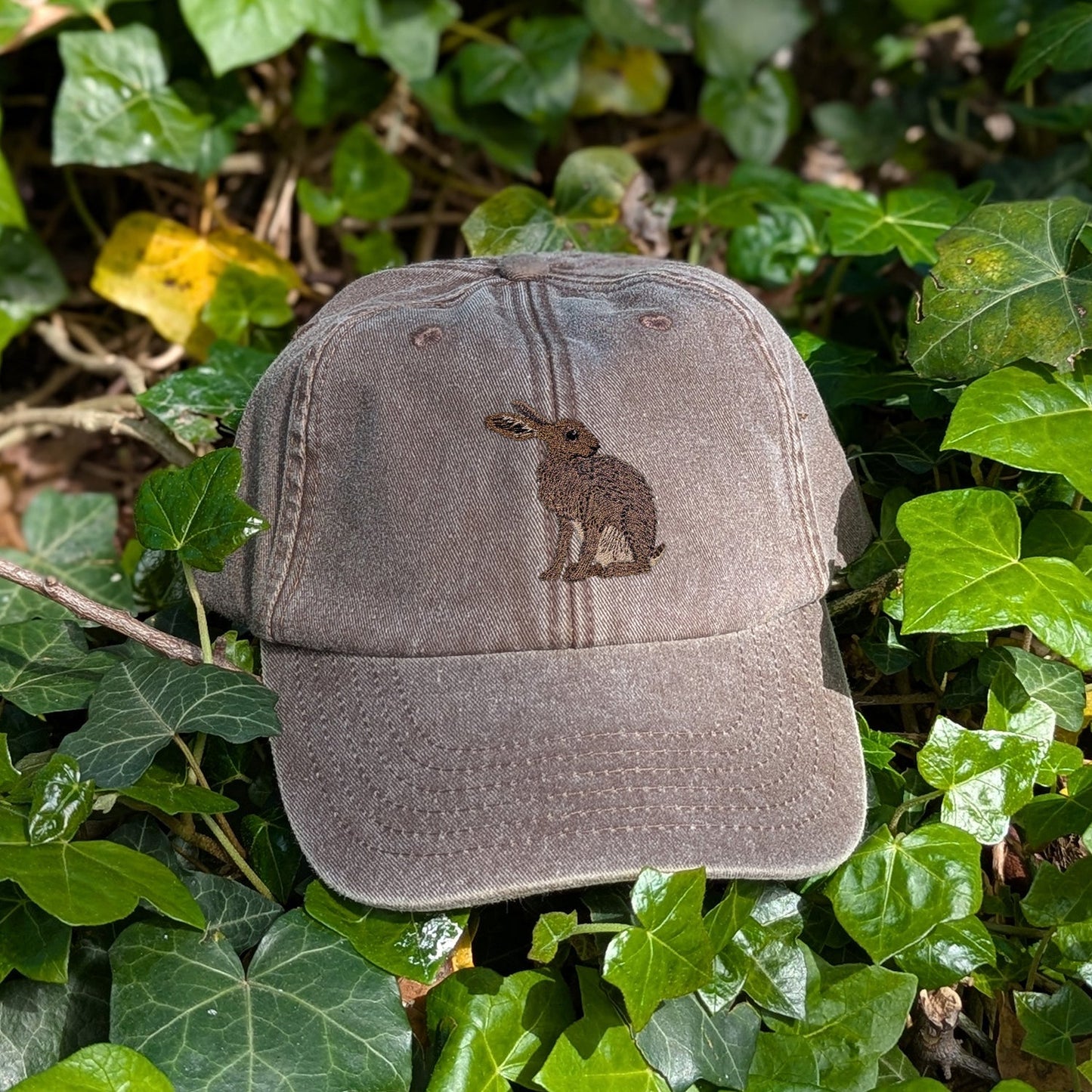 Hare Embroidered Baseball Cap