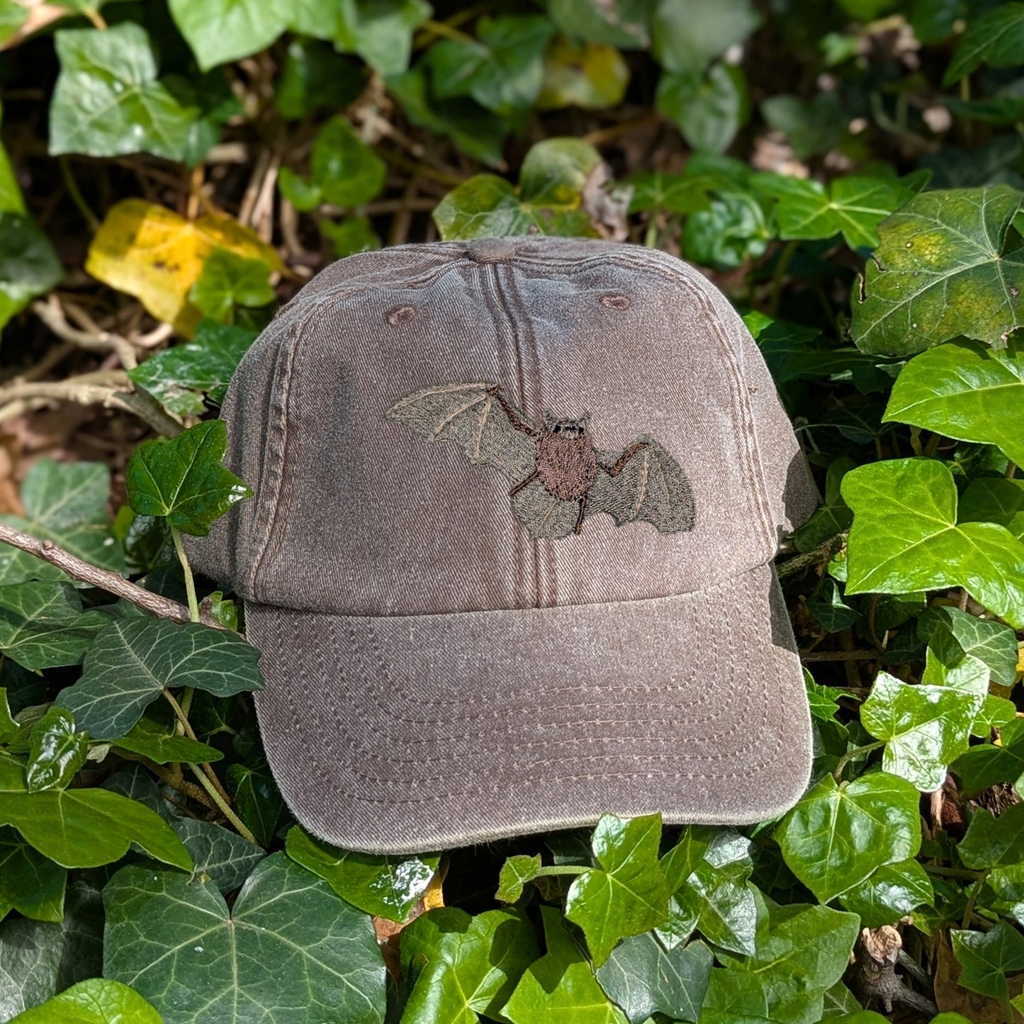 Pipistrelle Bat Embroidered Baseball Cap