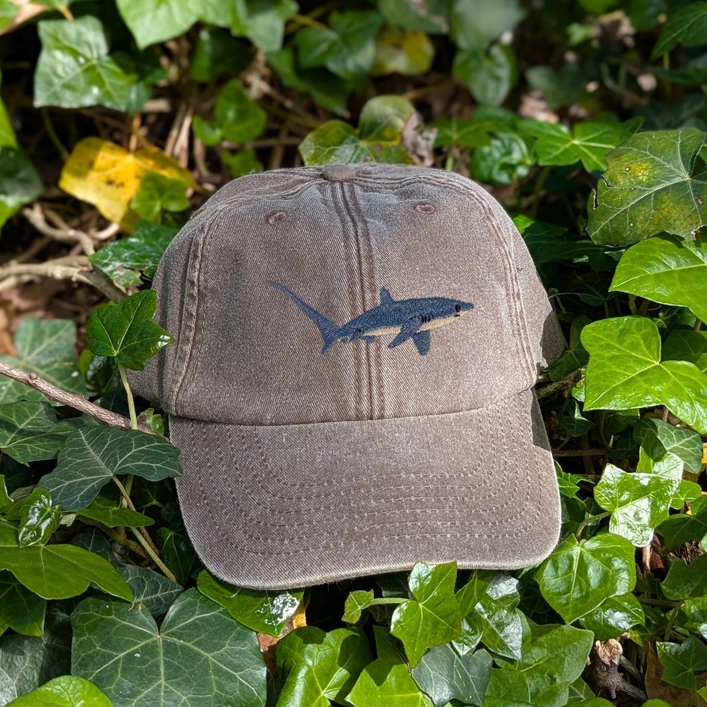 Thresher Shark Embroidered Baseball Cap
