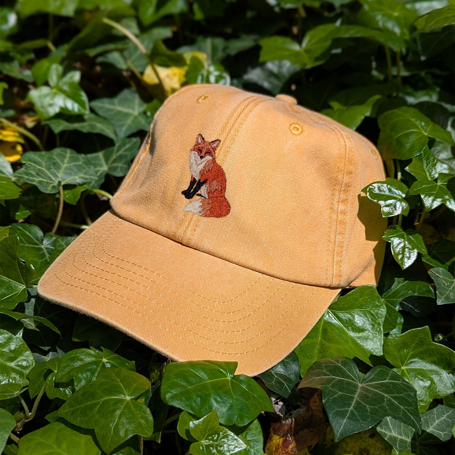 Fox Embroidered Baseball Cap