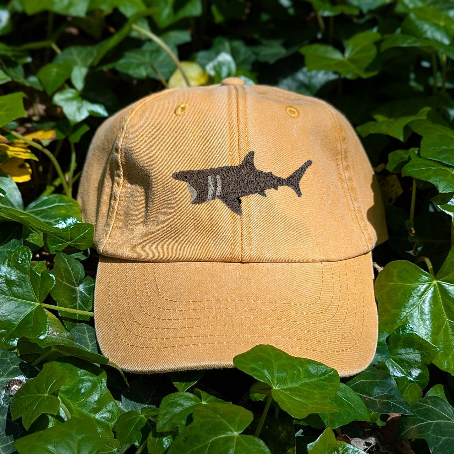 Basking Shark Embroidered Baseball Cap