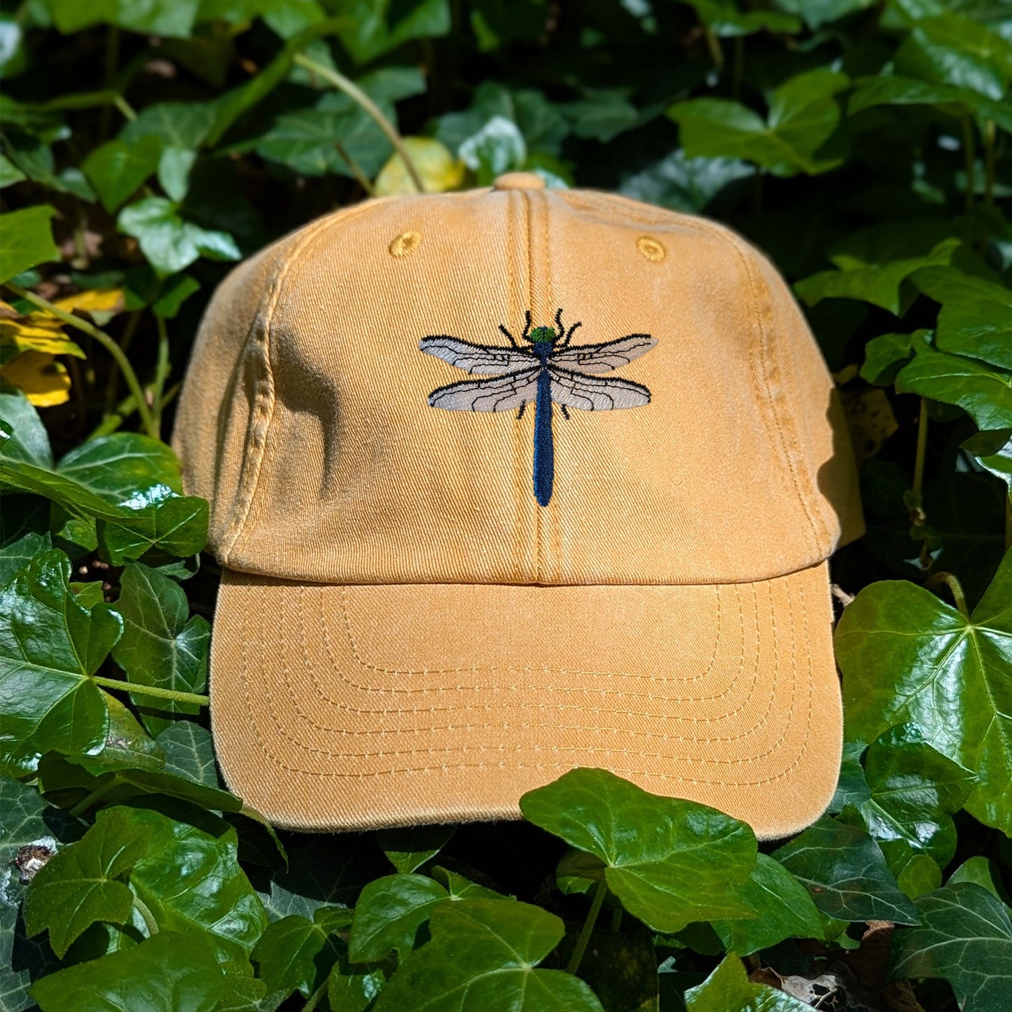 Dragonfly Embroidered Baseball Cap