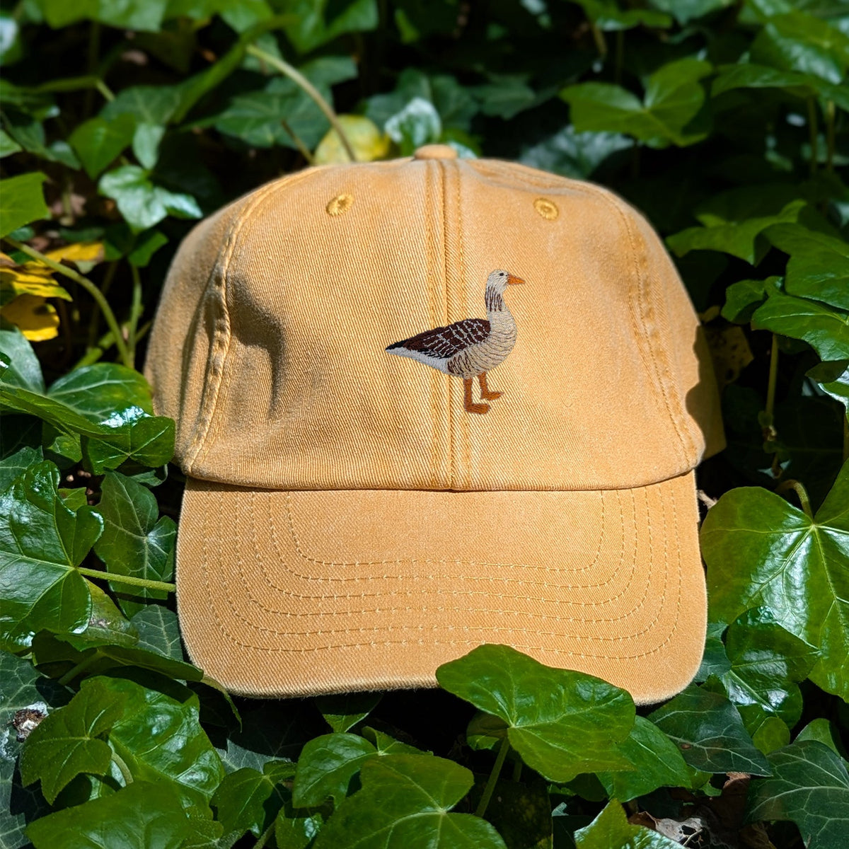 Greylag Goose Embroidered Baseball Cap