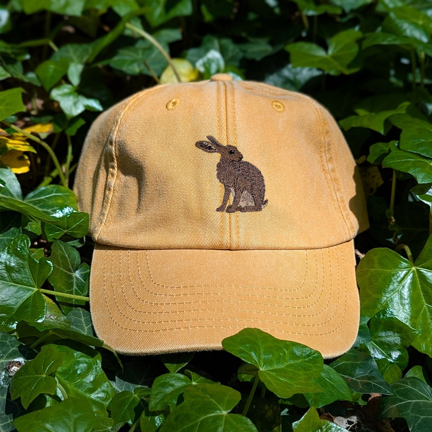 Hare Embroidered Baseball Cap