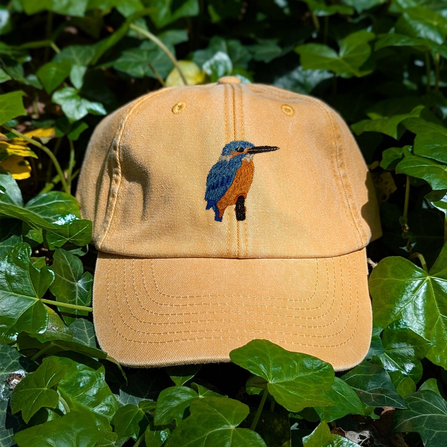 Kingfisher Embroidered Baseball Cap