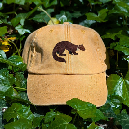 Pine Marten Embroidered Baseball Cap