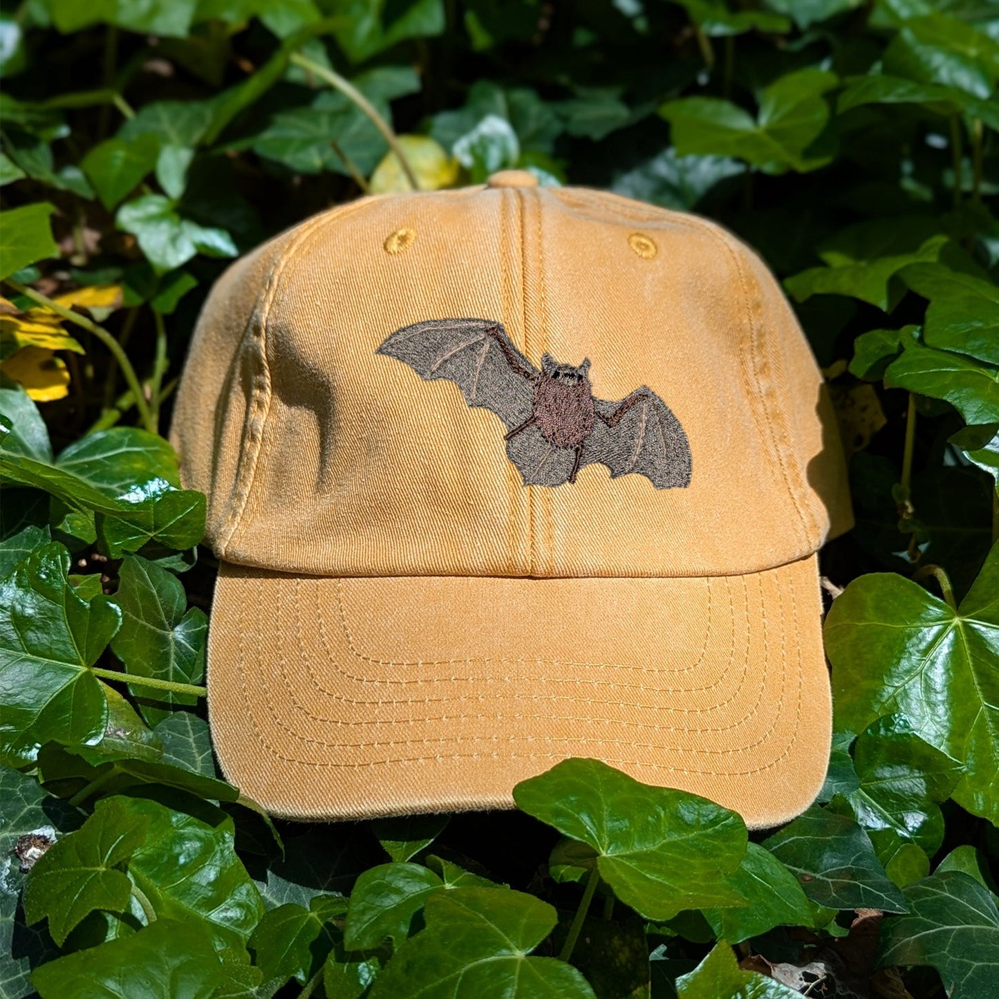 Pipistrelle Bat Embroidered Baseball Cap