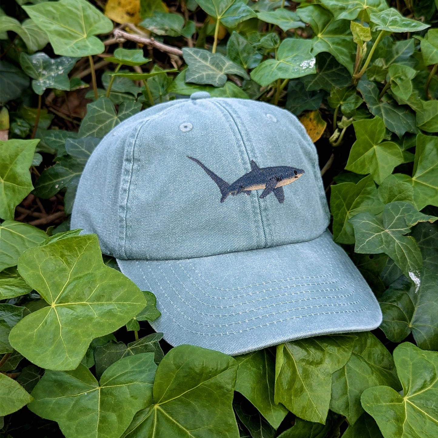 Thresher Shark Embroidered Baseball Cap