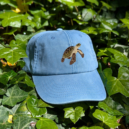 Sea Turtle Embroidered Baseball Cap