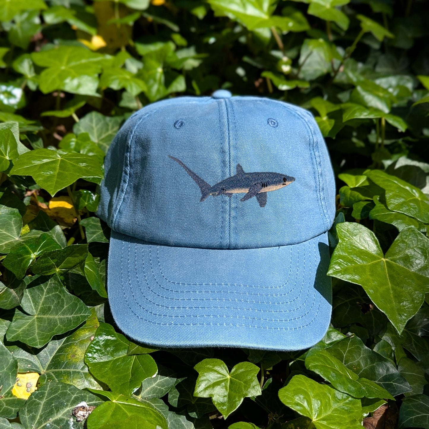 Thresher Shark Embroidered Baseball Cap