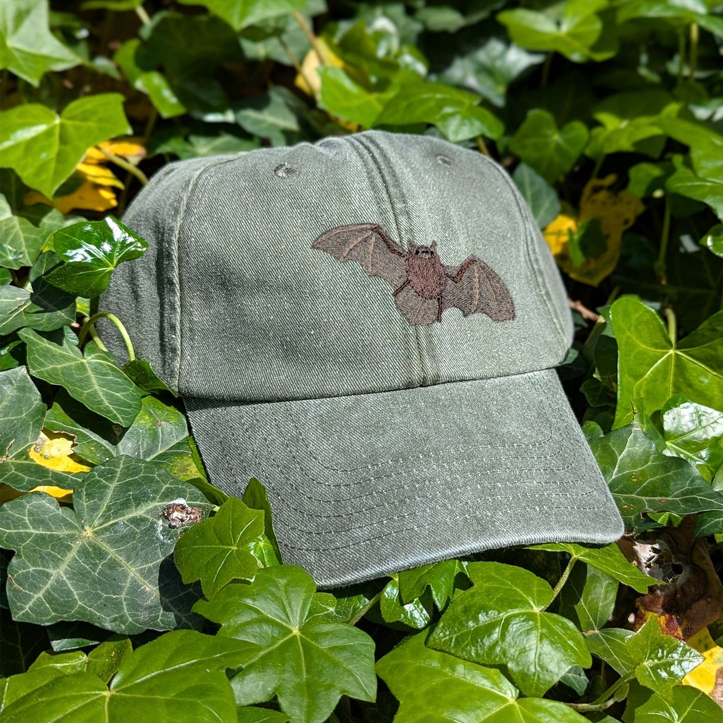 Pipistrelle Bat Embroidered Baseball Cap