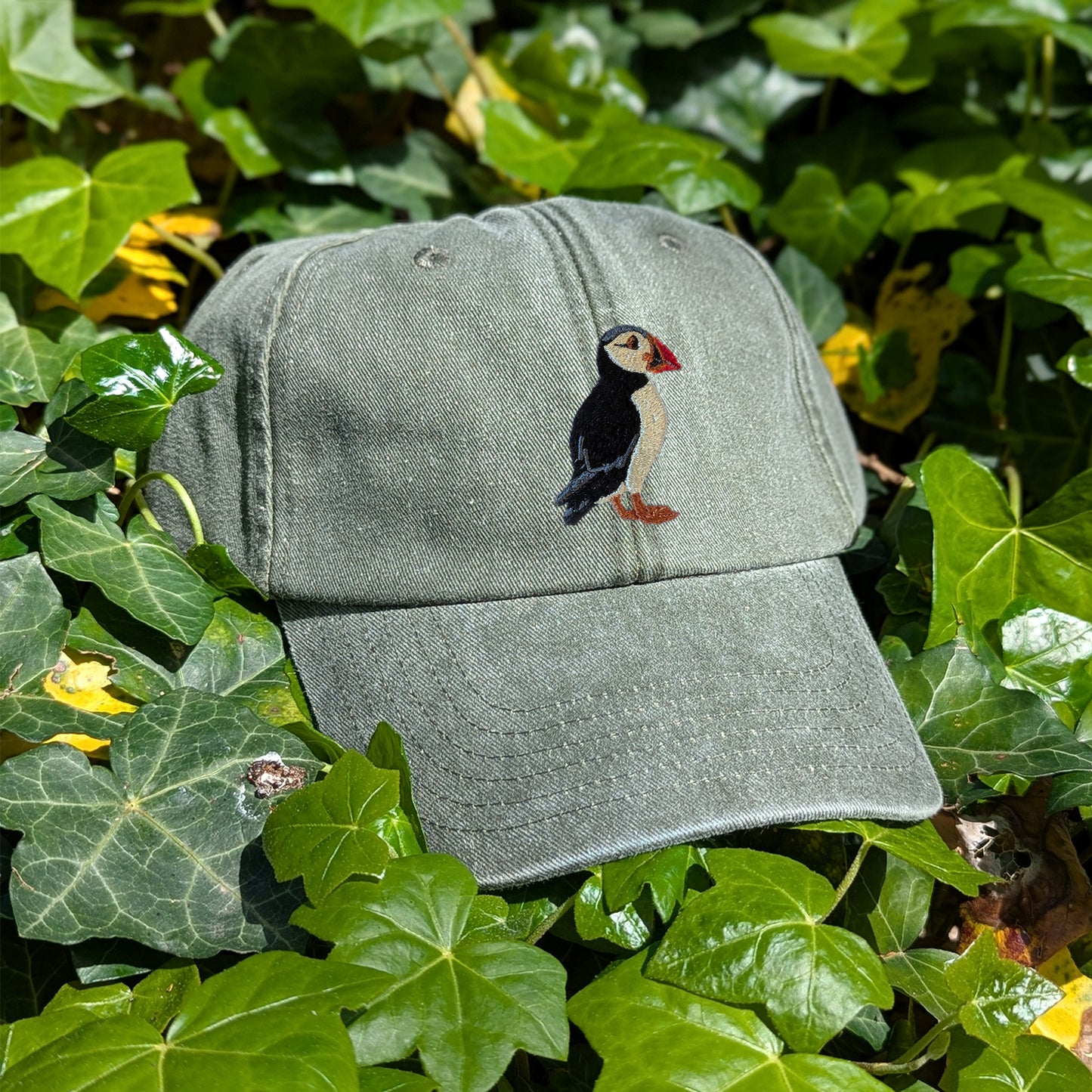 Puffin Embroidered Baseball Cap