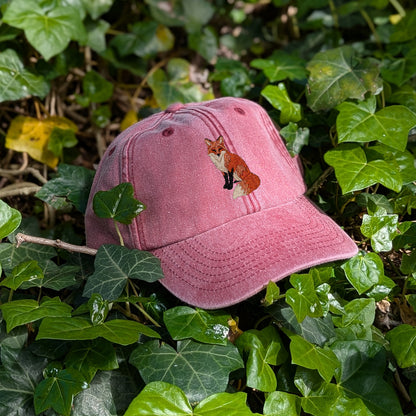 Fox Embroidered Baseball Cap