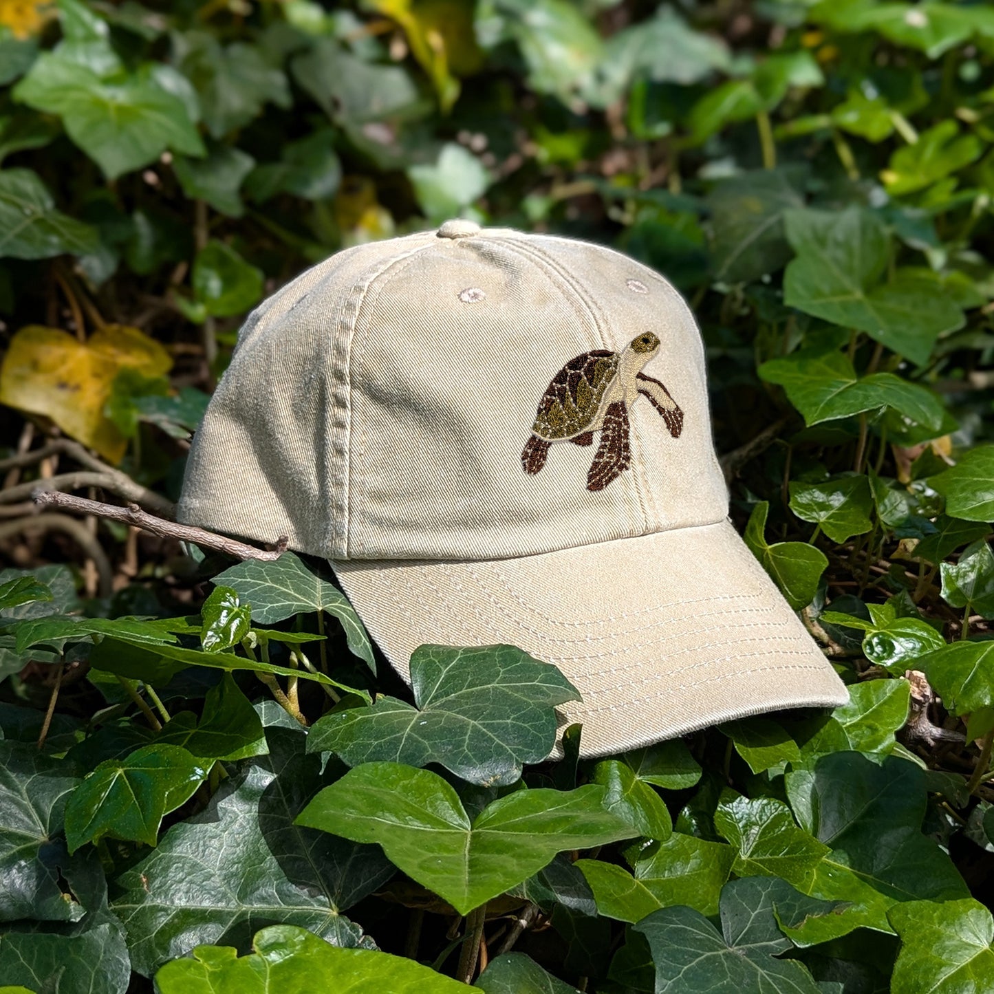Sea Turtle Embroidered Baseball Cap