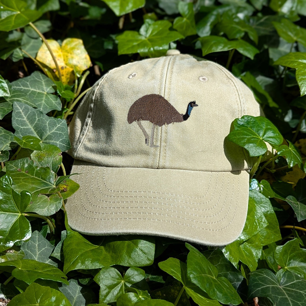 Emu Embroidered Baseball Cap