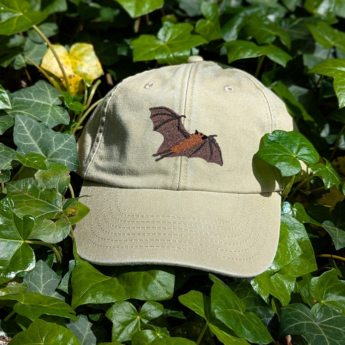 Fruit Bat Embroidered Baseball Cap