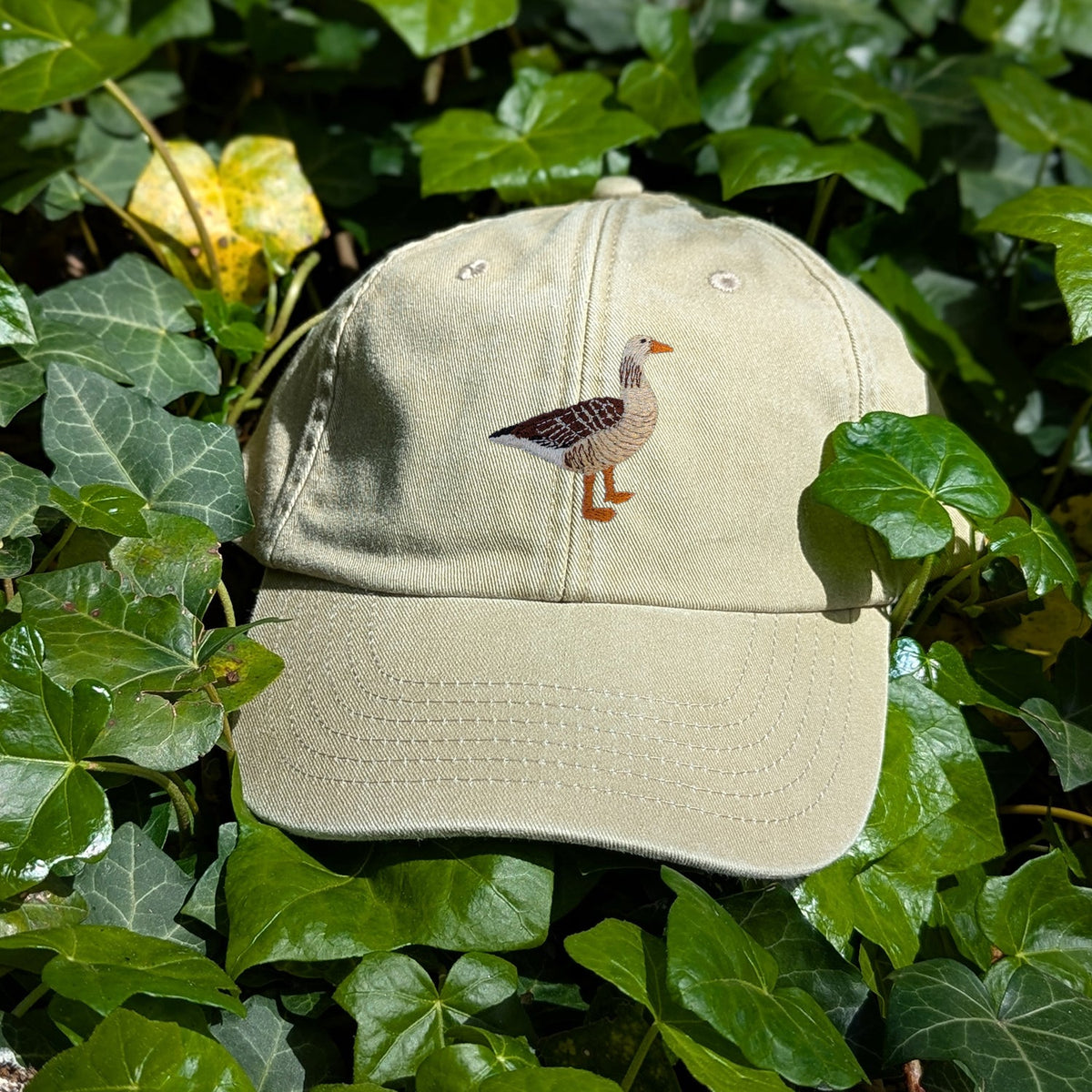 Greylag Goose Embroidered Baseball Cap