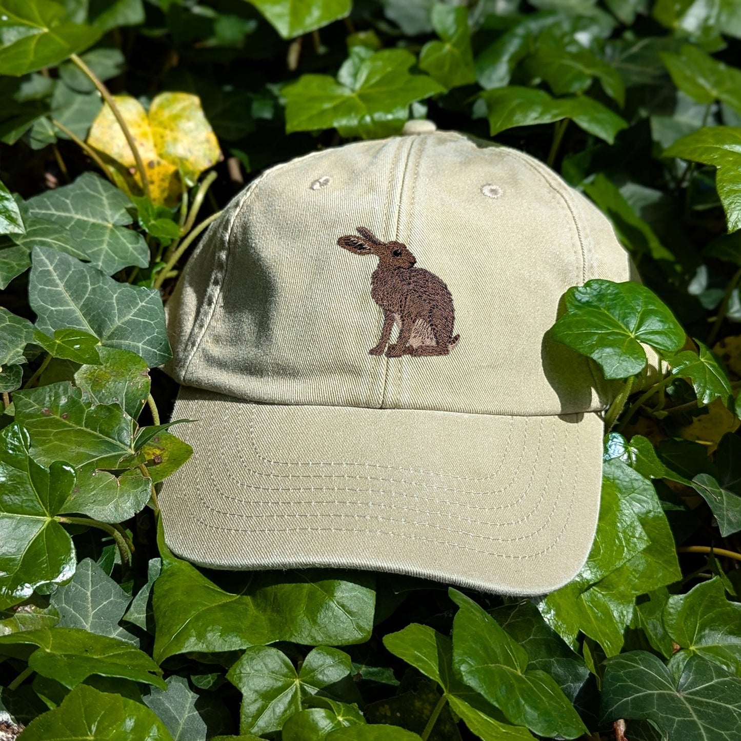 Hare Embroidered Baseball Cap