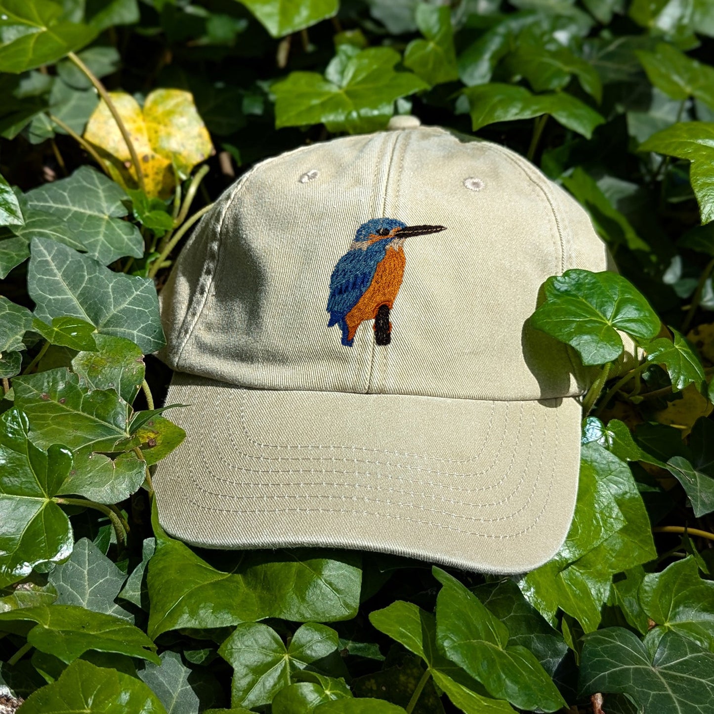 Kingfisher Embroidered Baseball Cap
