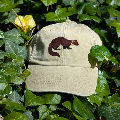 Pine Marten Embroidered Baseball Cap