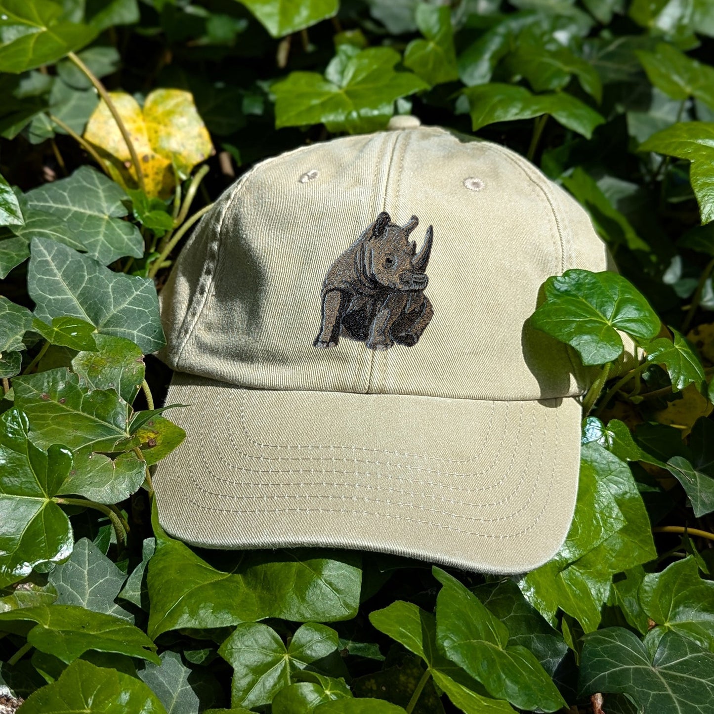 Rhino Embroidered Baseball Cap