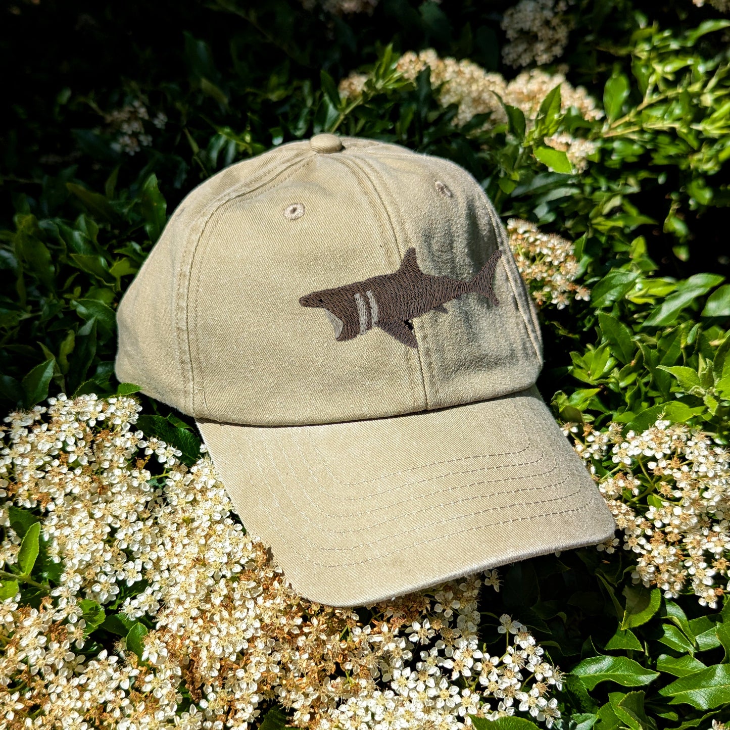 Basking Shark Embroidered Baseball Cap