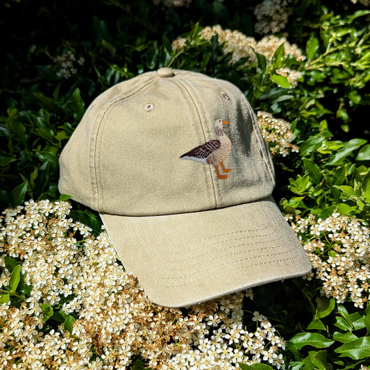 Greylag Goose Embroidered Baseball Cap