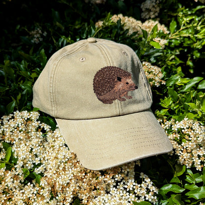 Hedgehog Embroidered Baseball Cap