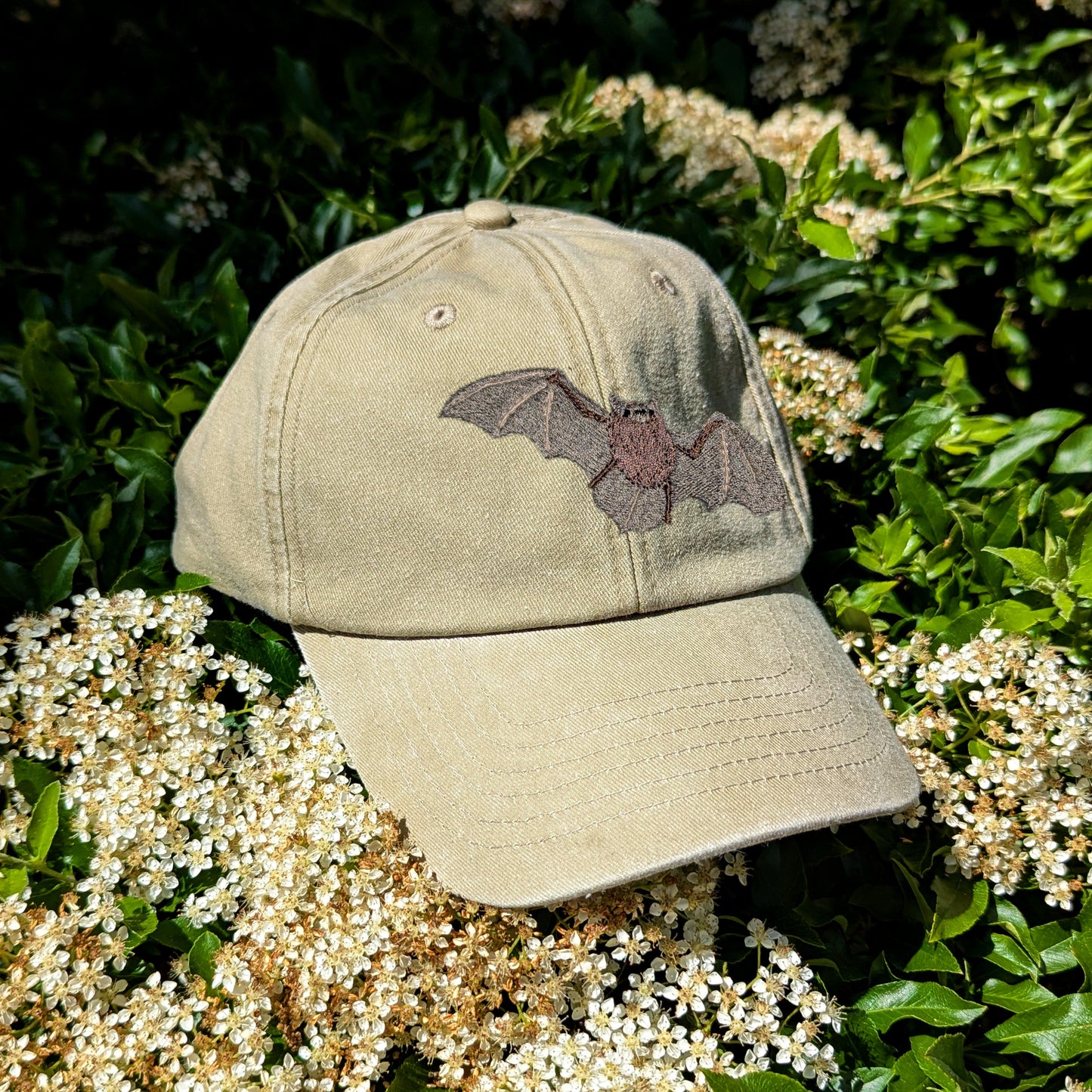 Pipistrelle Bat Embroidered Baseball Cap