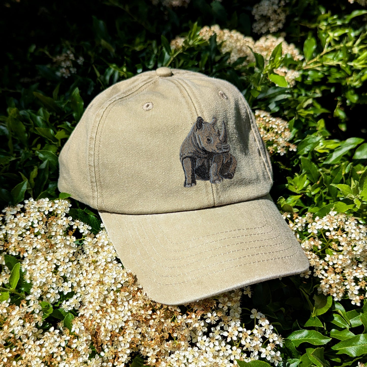 Rhino Embroidered Baseball Cap