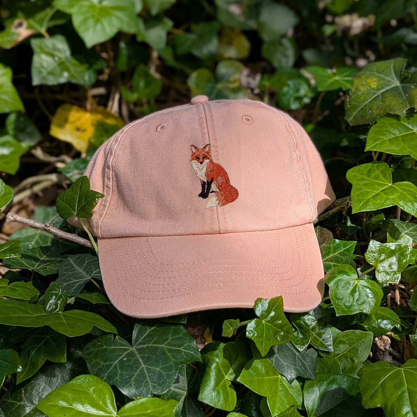 Fox Embroidered Baseball Cap
