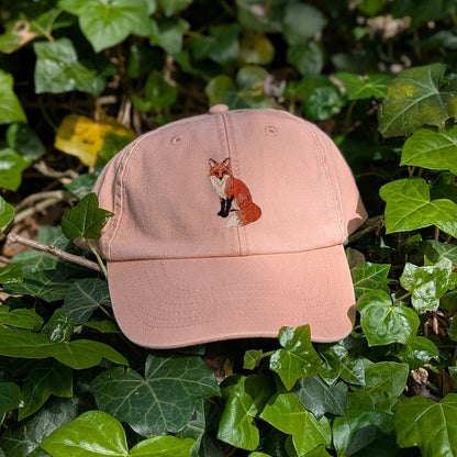 Fox Embroidered Baseball Cap