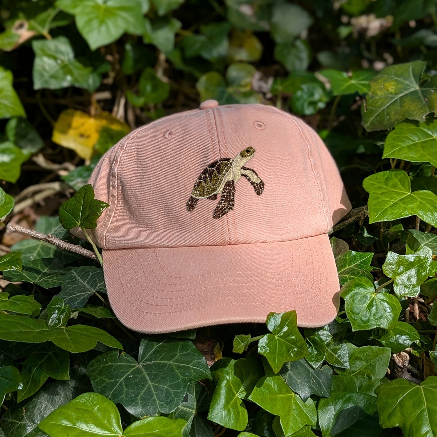 Sea Turtle Embroidered Baseball Cap