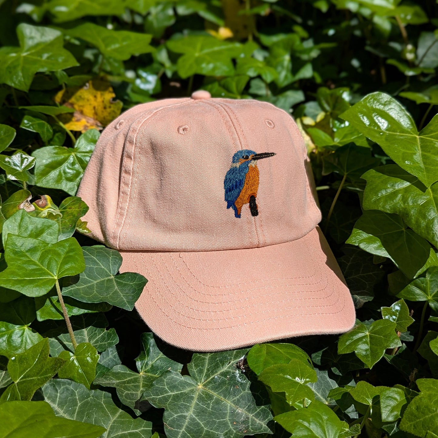 Kingfisher Embroidered Baseball Cap