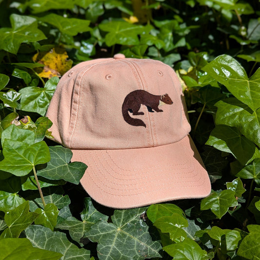 Pine Marten Embroidered Baseball Cap