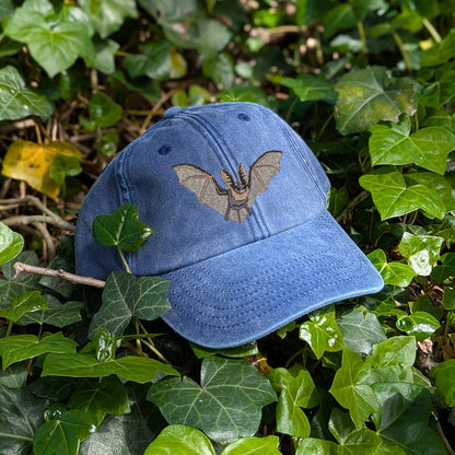 Grey Long-Eared Bat Embroidered Baseball Cap