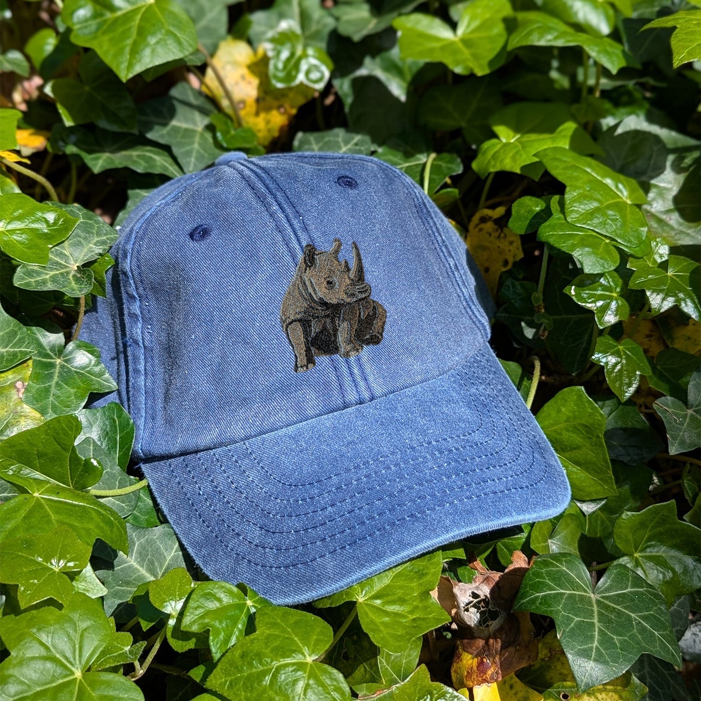 Rhino Embroidered Baseball Cap