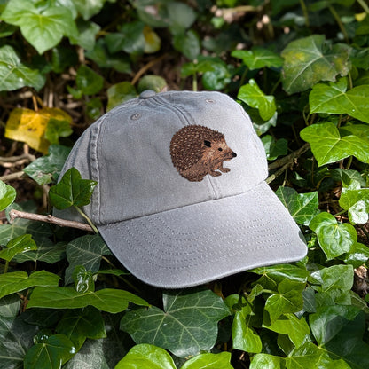 Hedgehog Embroidered Baseball Cap