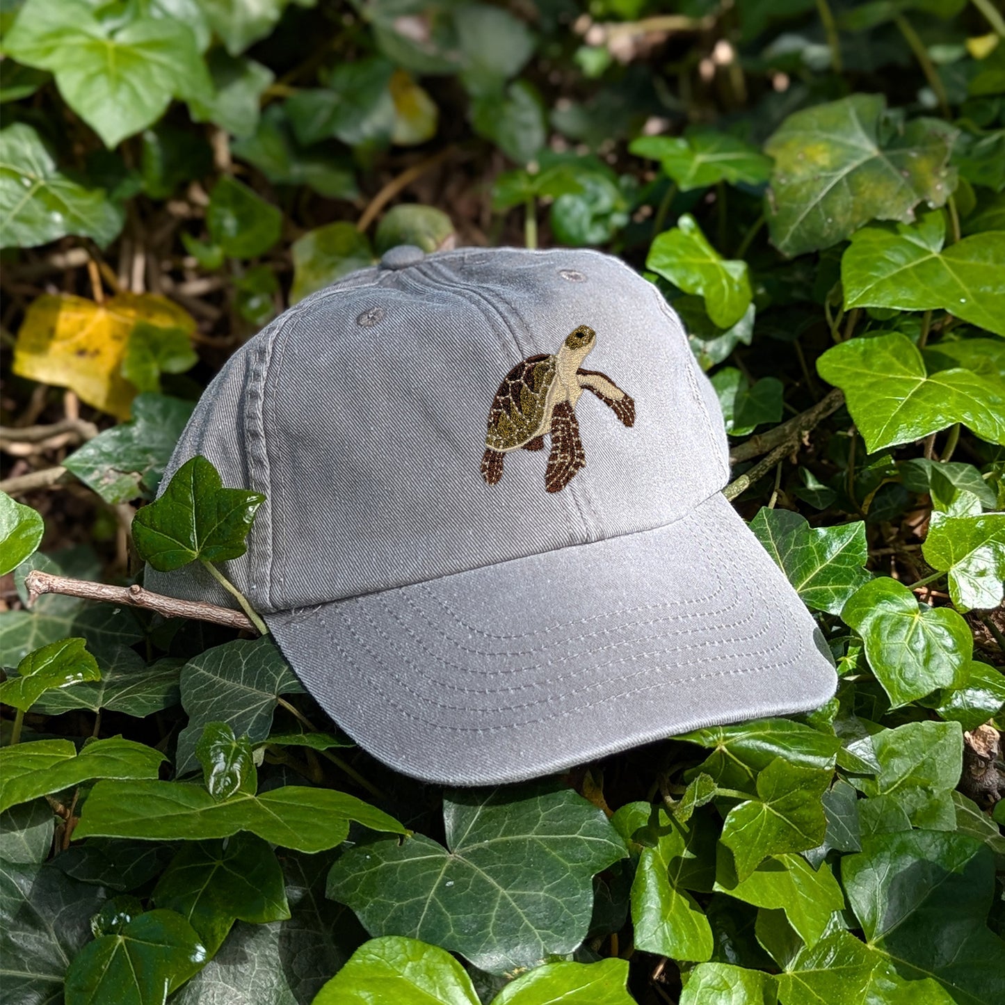 Sea Turtle Embroidered Baseball Cap