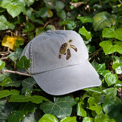 Sea Turtle Embroidered Baseball Cap