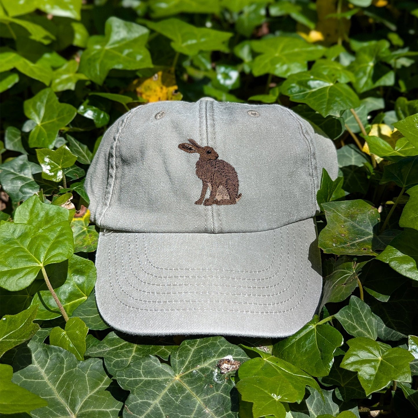 Hare Embroidered Baseball Cap