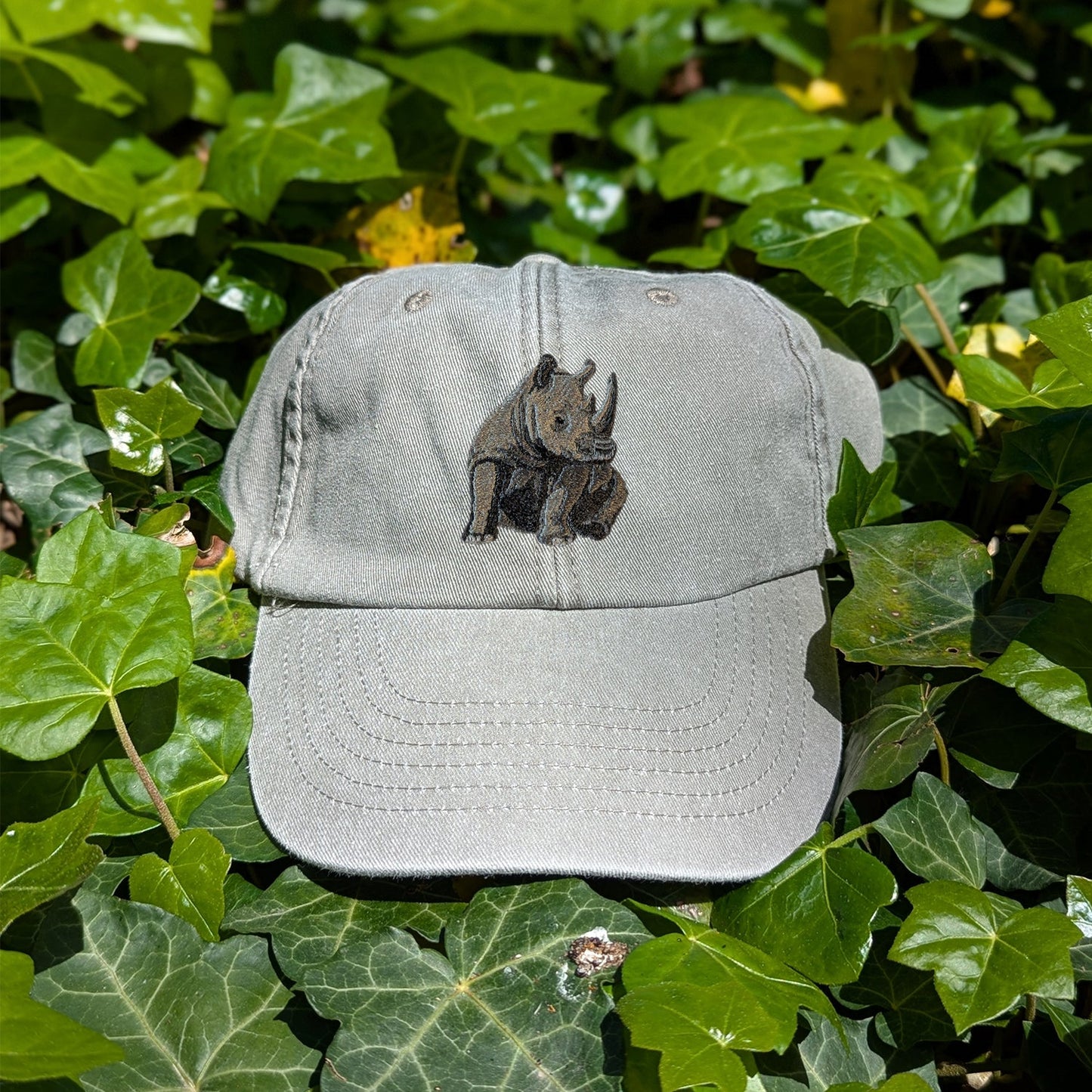 Rhino Embroidered Baseball Cap