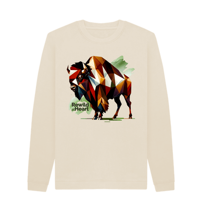 Oat Printed Sweater Front
