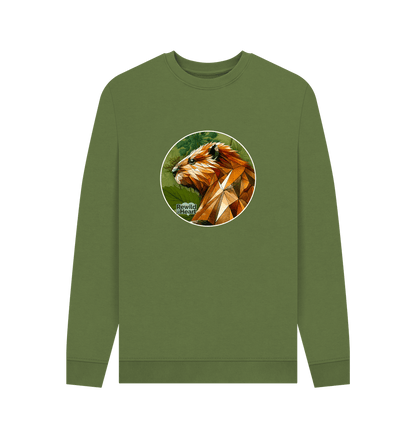 Khaki Beaver Botanical Men's Sweater