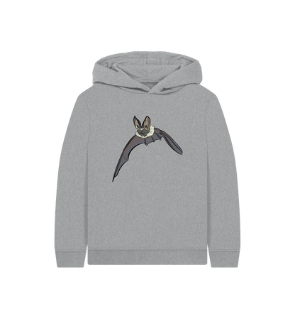 Athletic Grey Printed Kids Hoodie Front
