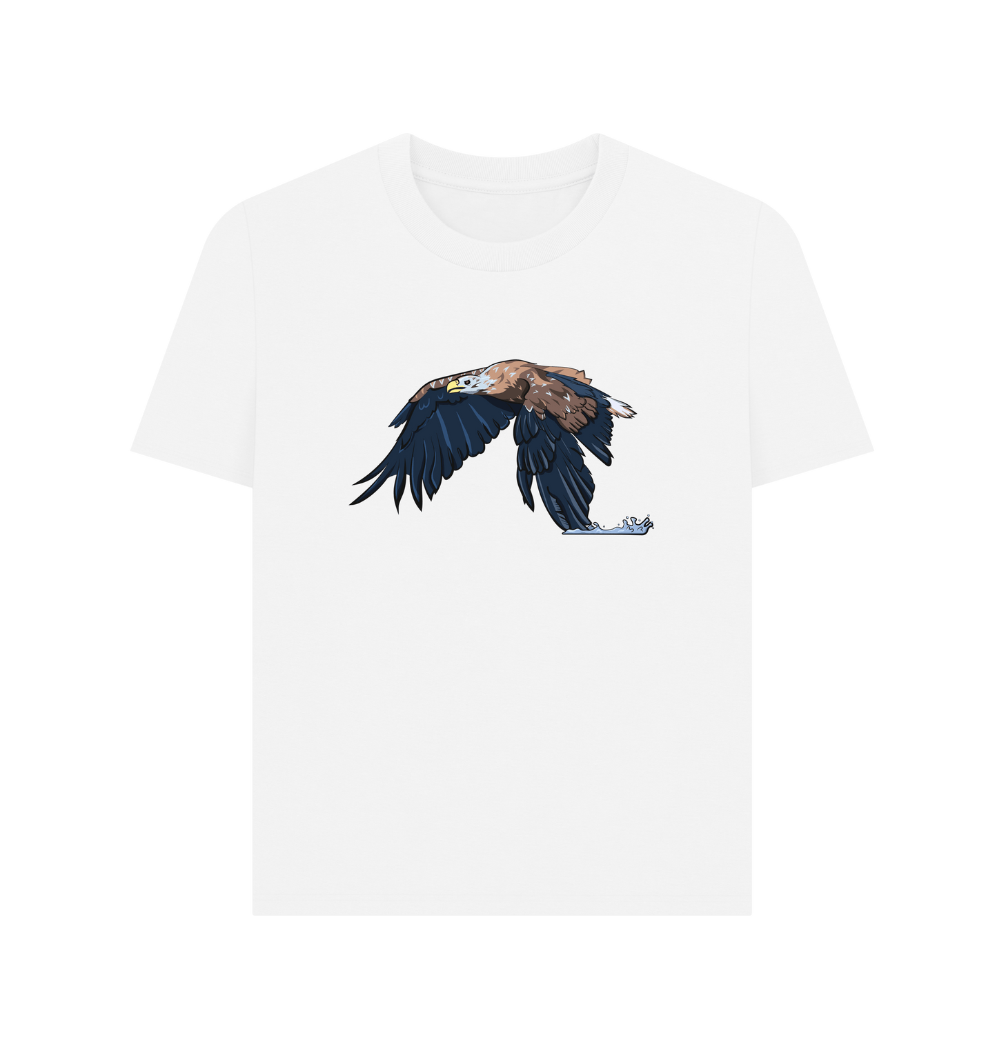 White Printed T-shirt Front