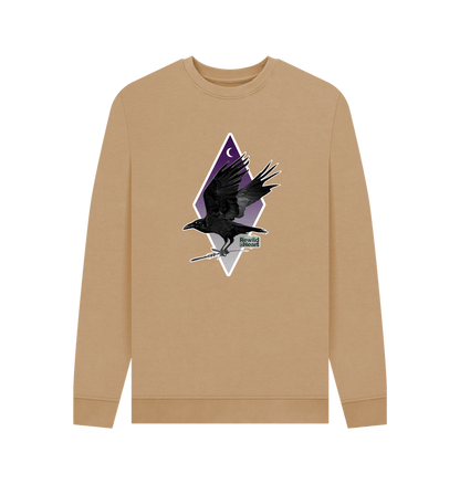 Sand Raven Moon Crescent Men's Sweater