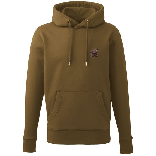 Beaver Embroidered Unisex Hoodie