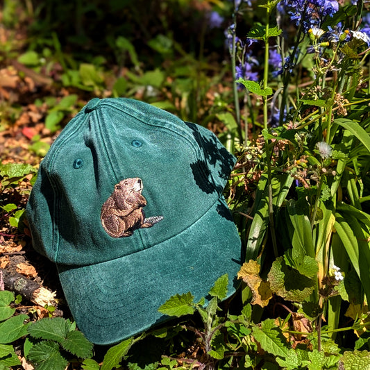 Beaver Embroidered Baseball Cap